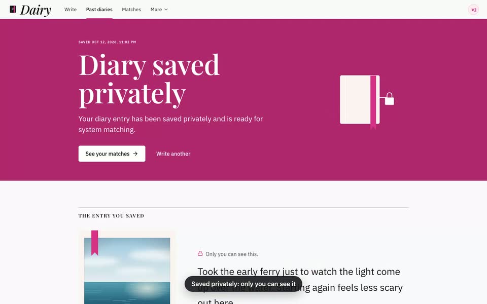Dairy, a web app Orgenix built